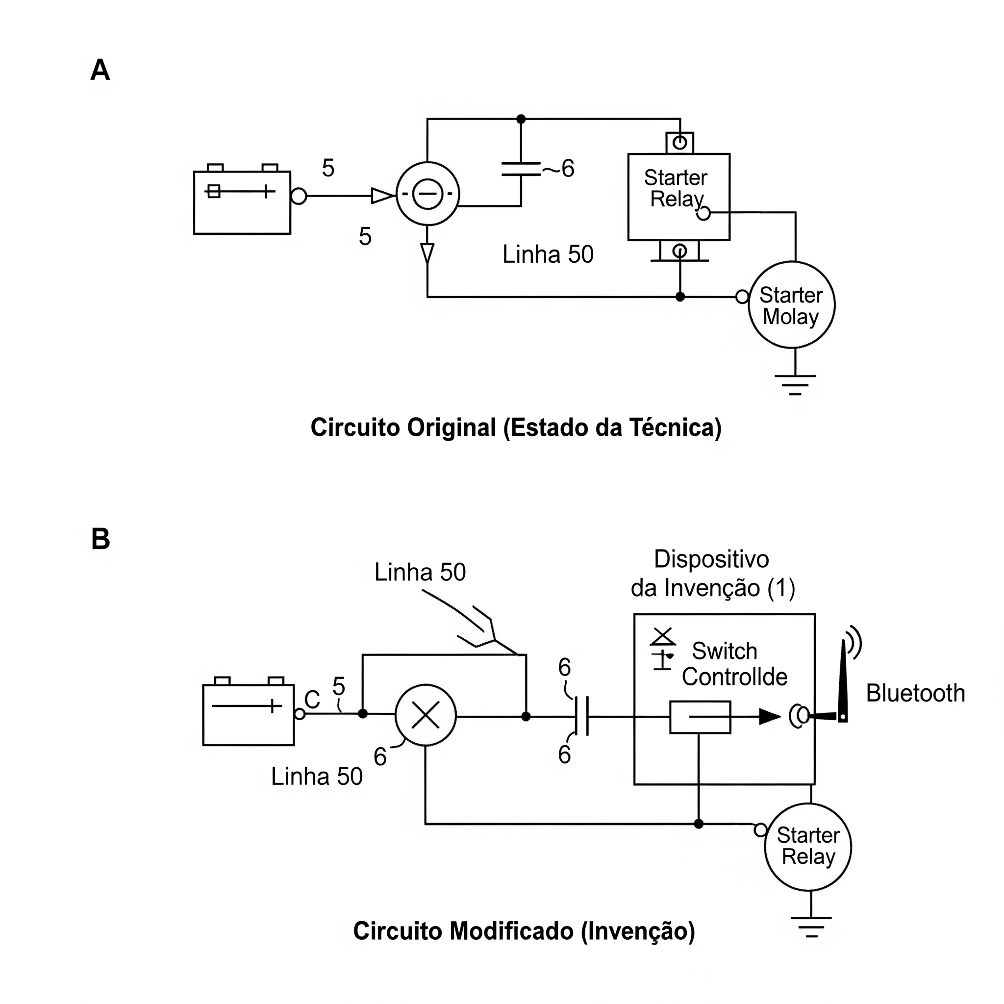 Esquema Elétrico Patente